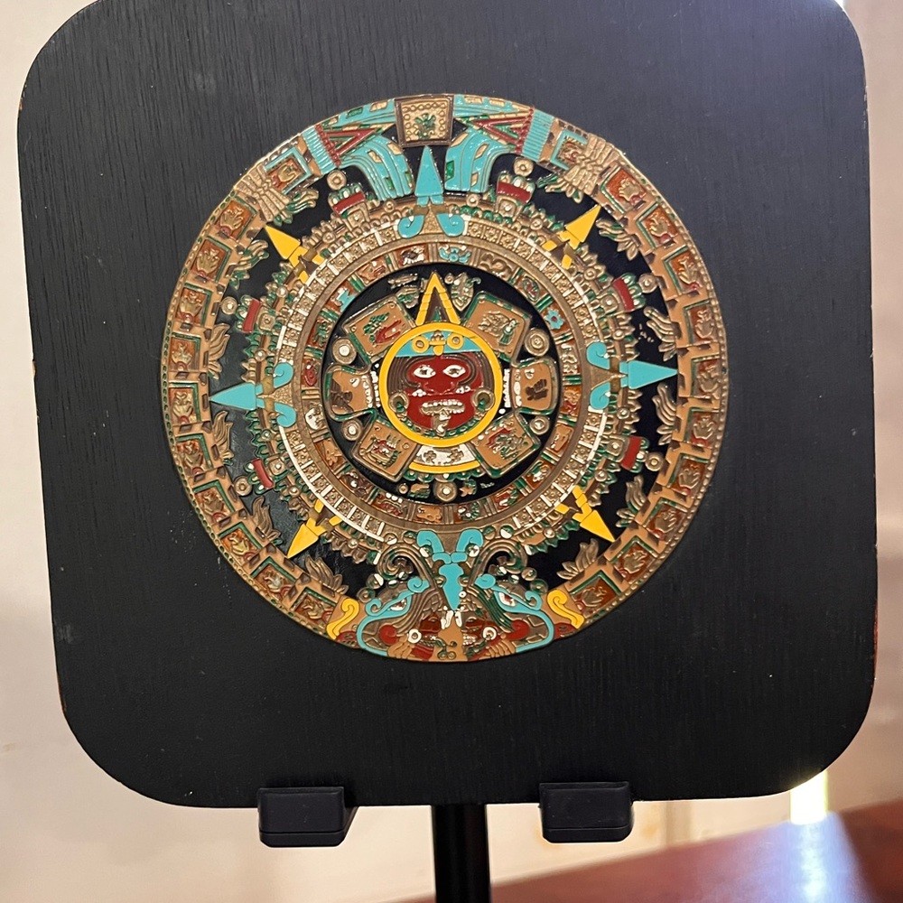 Aztec Black and Gold Wall Decor
